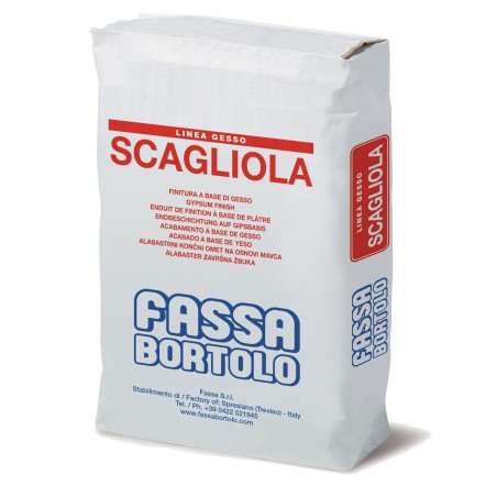 Plâtre, finition et lissage - SCAGLIOLA Fassa Bortolo