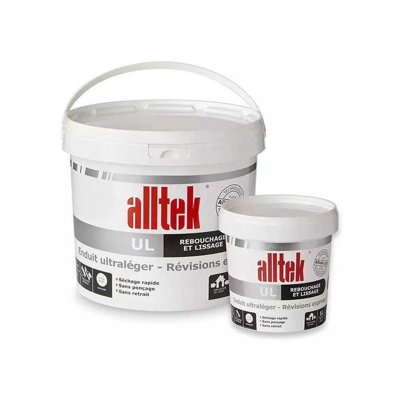 Enduit de rebouchage et de lissage en pâte prêt à l'emploi - Alltek UL Alltek