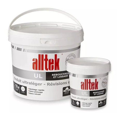 Enduit de rebouchage et de lissage en pâte prêt à l'emploi - Alltek UL Alltek