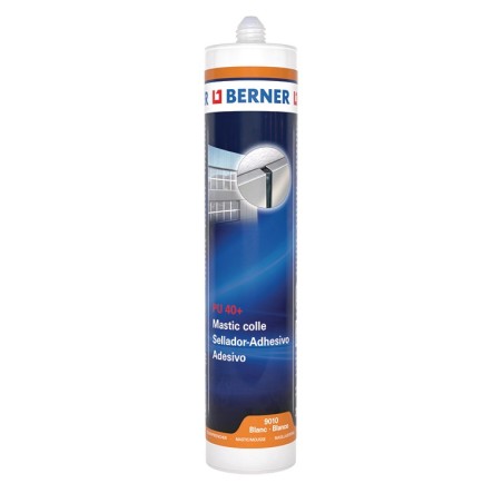 Mastic colle 310 ml P.U. 40+ Berner Mastic colle 310 ml P.U. 40+ Berner