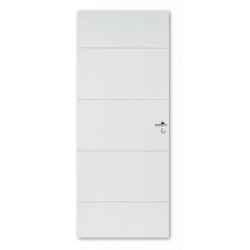 Bloc porte prépeint Graphik Ketch huisserie 90x49 mm Righini