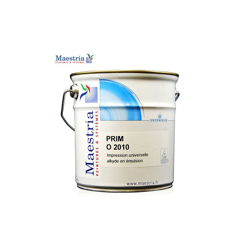 Impression mat à base de résines alkyde et acrylique - PRIM O 2010 Maestria