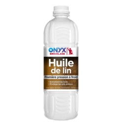 Huile de lin, entretien et protection Onyx