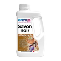 Savon noir à l'huile de lin Onyx