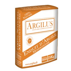 Enduit monocouche d'argile pure - Argilus