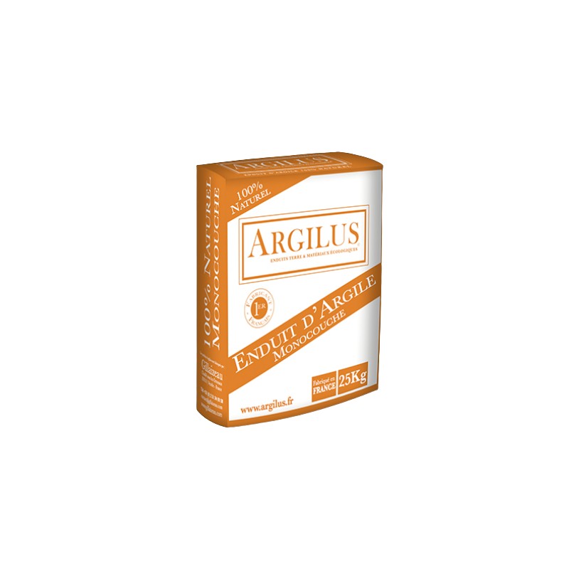 Enduit monocouche d'argile pure - Argilus Argilus