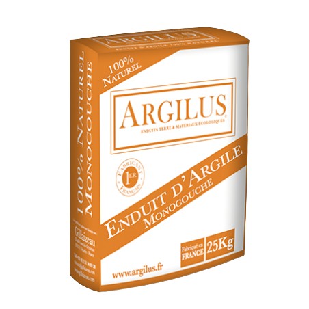 Enduit monocouche d'argile pure - Argilus Argilus