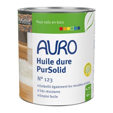 Huile dure Pursolid pour bois n°123 AURO Auro