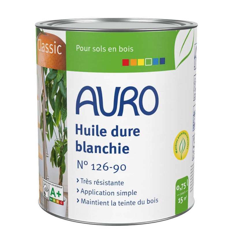 Huile dure blanchie N°126-90 AURO Auro