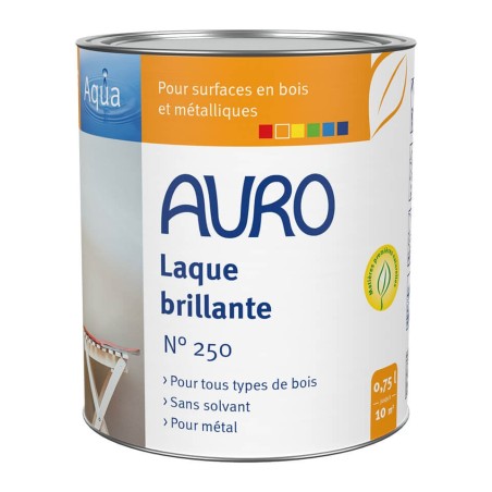 Laque couvrante brillante pour bois N°250 AURO Auro