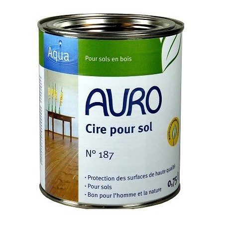 Cire pour sol en bois N°187 AURO Auro