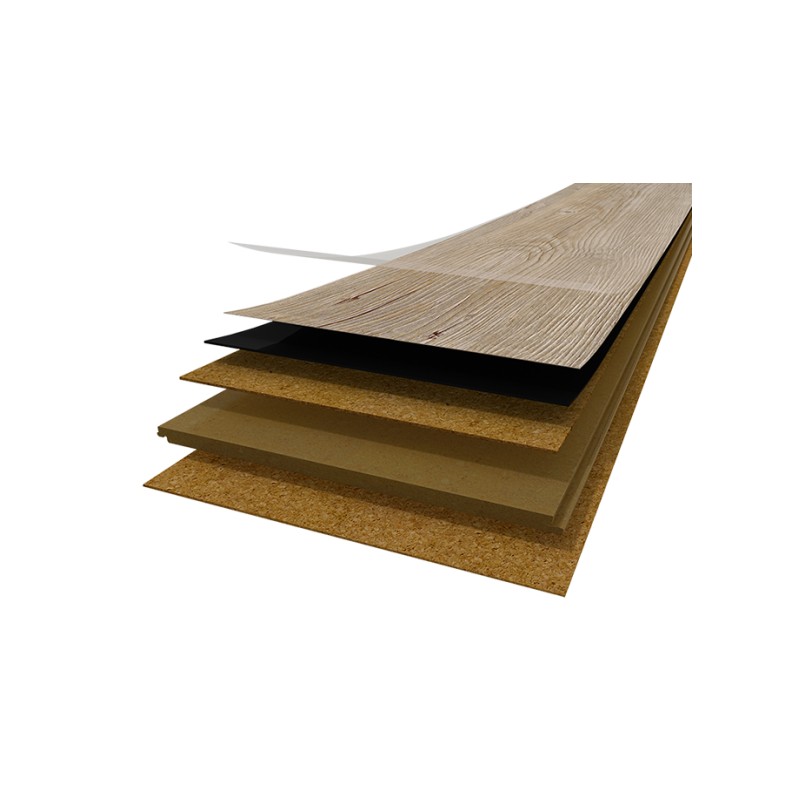 Lame de parquet liège effet bois - Wood HydroCork WICANDERS