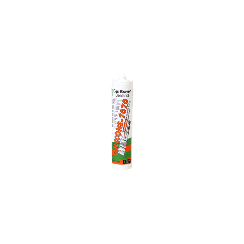 Mastic de silicone pour joints - Silicone 7070 Plus Den Braven