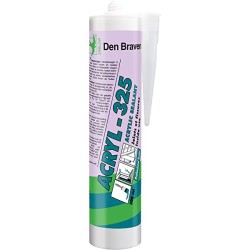 Mastic acrylique pour joints et fissures - Acryl 325 Den Braven