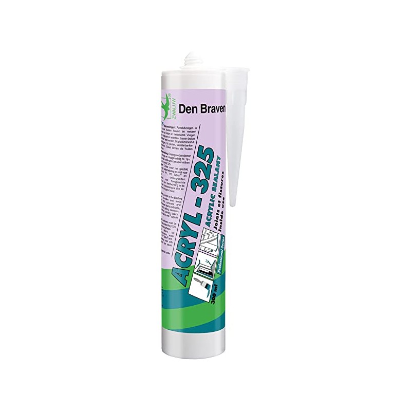 Mastic acrylique pour joints et fissures - Acryl 325 Den Braven