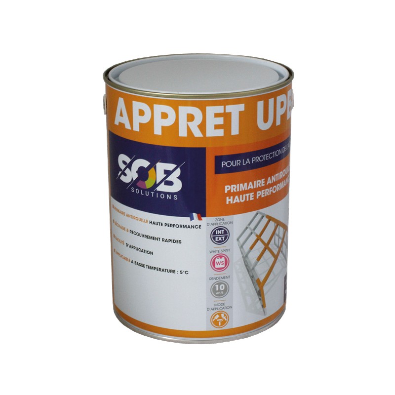 Apprêt antirouille pour support en acier - APPRET UPB SOB Solutions