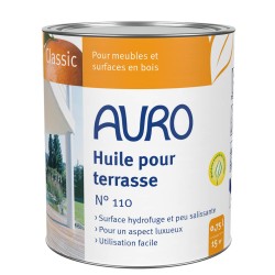 Huile pour terrasse contre UV et humidité N°110 AURO Auro