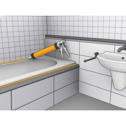 Mastic silicone spécial salles de bains, cuisines et douches - SikaSeal 108 Sika