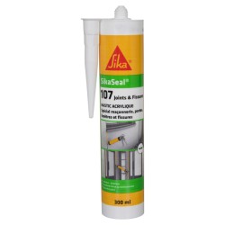 Mastic acrylique joints et fissures spécial maçonnerie - SikaSeal 107 FR Sika