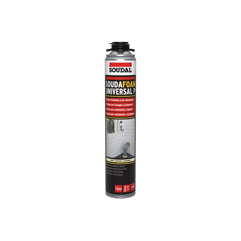 Mousse expansive Soudafoam Universal P (Pistolable) Soudal Soudal