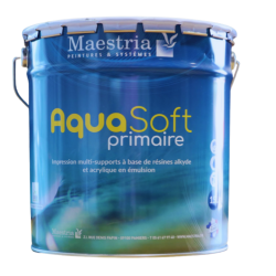 Impression mat à base de résines alkyde et acrylique - AQUASOFT PRIMAIRE Maestria