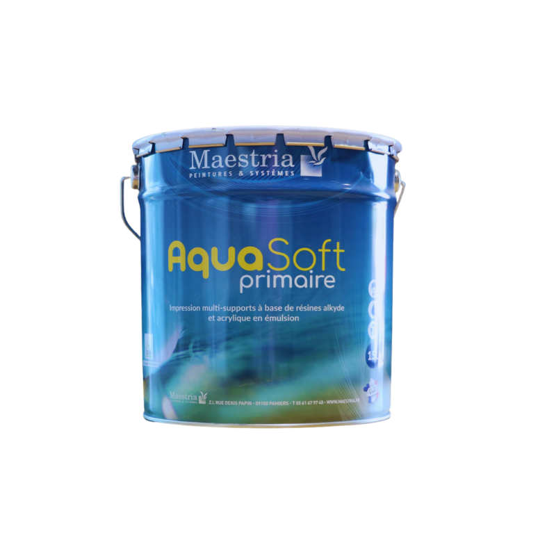 Impression mat à base de résines alkyde et acrylique - AQUASOFT PRIMAIRE Maestria