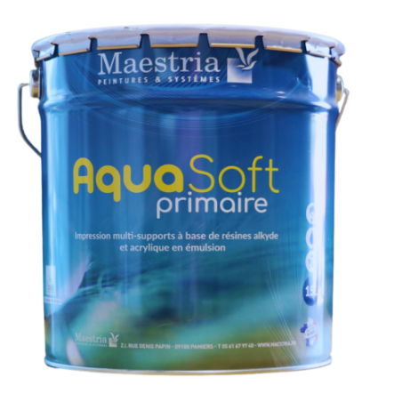 Impression mat à base de résines alkyde et acrylique - AQUASOFT PRIMAIRE Maestria