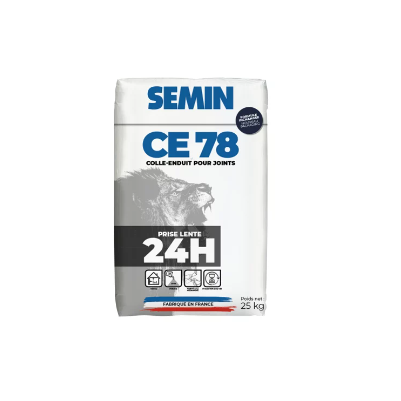 Enduit à joints prise lente 24h - SEMIN