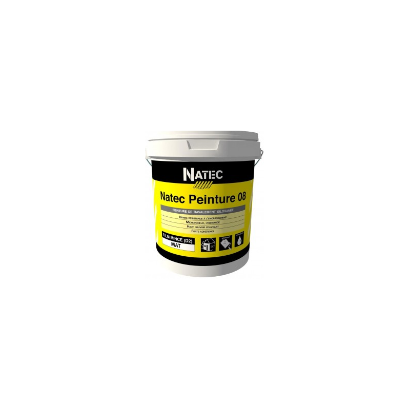Peinture mate de ravalement siloxanée - Natec peinture 08 Zolpan