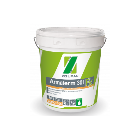 Finition structurée aspect taloché 1.6mm - Armaterm 301 Fx Zolpan