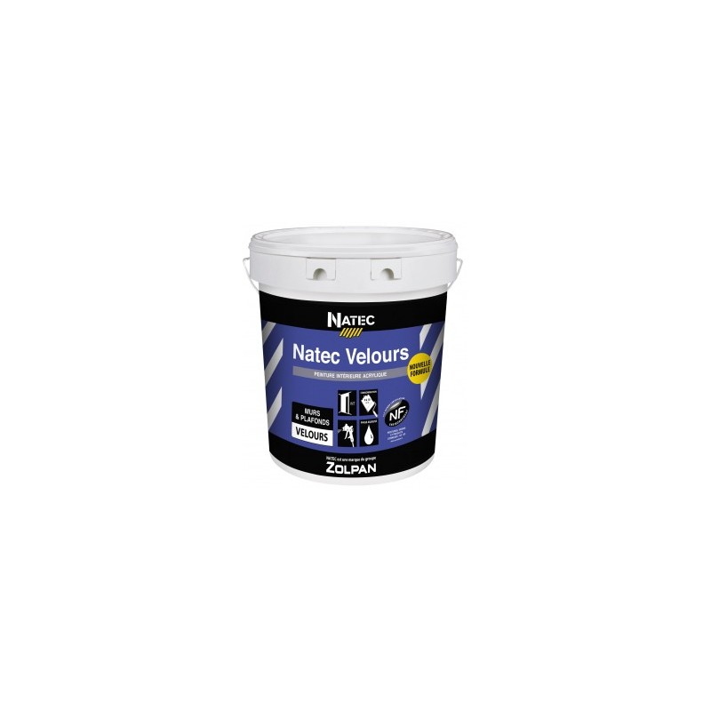 Peinture de décoration acrylique Natec velours
