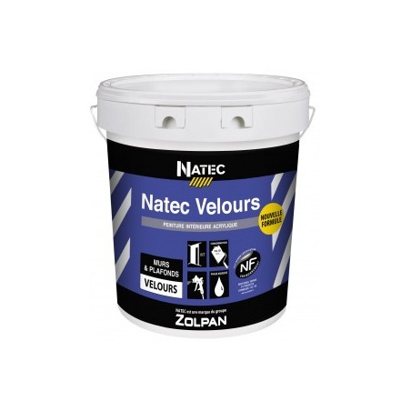 Peinture de décoration acrylique Natec velours